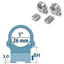 Prindere Ernst Apel G.M.B.H. Fixa Pentru BAR D=26mm / H=13.5mm