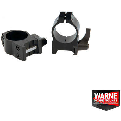 Set Inele Warne Scope Mounts Quick Weaver 30mm Obiectiv 42-52mm