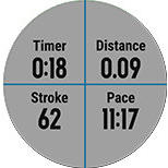 Ceas Garmin Quantix 5 Standard Titanium/Blue