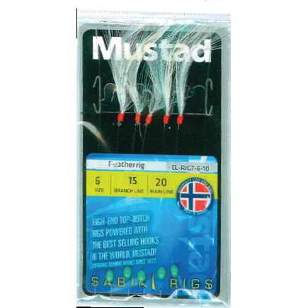 Taparina Mustad Feather Nr.6 5buc
