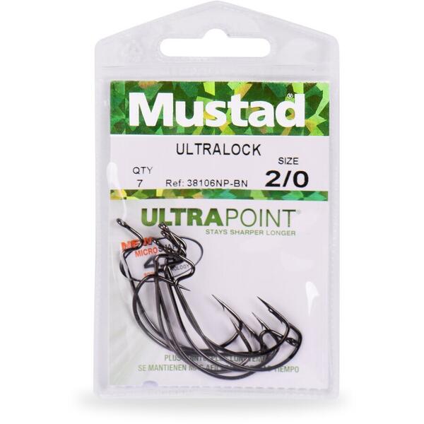 Carlig Mustad Ultrapoint BLN Offset 7Buc/Plicic Nr2/0