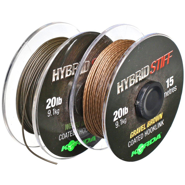 Leader Korda Hibrid Stiff Gravel Brown 20M 20Lbs