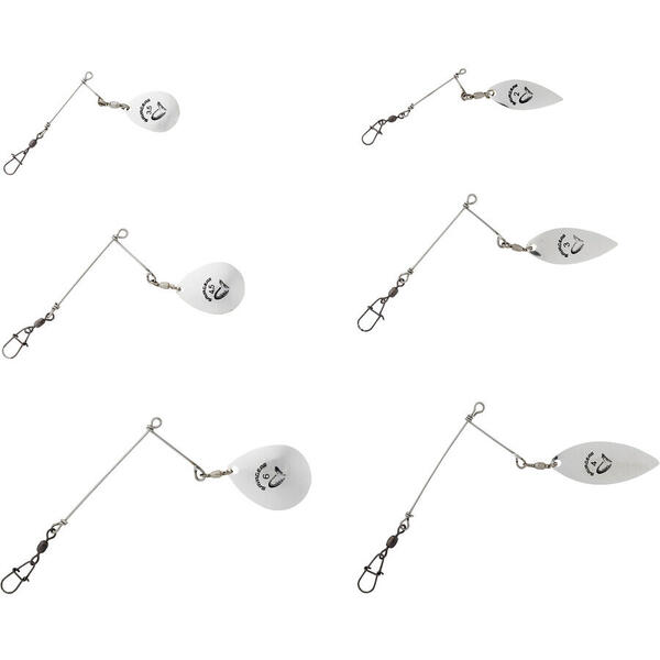 Montura Savage Gear Easyon Spinner Bait Kit Silver S 2Buc