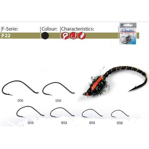 Carlig Gamakatsu F22 NS Black Nr.6 25buc
