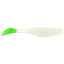 Turbo Shad 10cm Pearl Chartreuse Tail 10buc