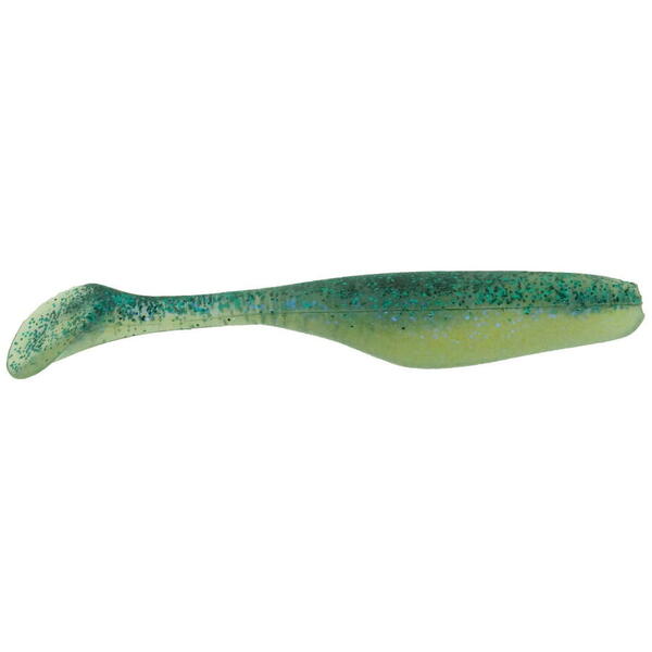 Bass Assassin Turbo Shad 10cm Phantom Green 10buc