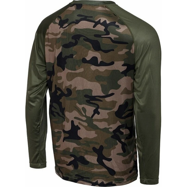 Bluza Prologic Uv Camo/Green Long Sleeve Marime 2XL