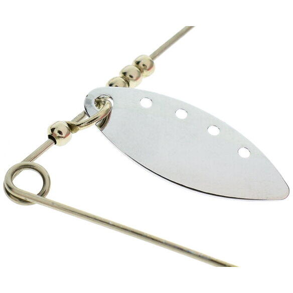RTB Refuse to Blank Dual Blade Spinnerbait 16g Chartreuse Silver Glitter