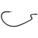 Carlige offset Vanfook Worm-55 Stealth Black Offset Hooks nr.6/0