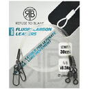 Struna RTB Refuse to Blank Fluorocarbon Duo-Lock Leader 30cm 11.5g
