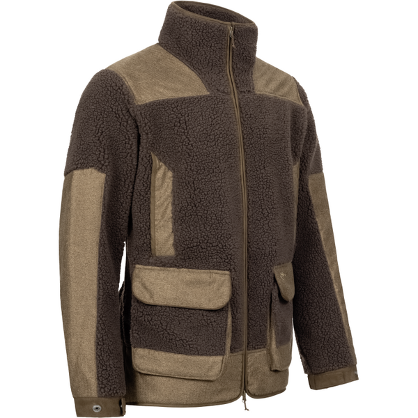 Jacheta Blaser Sherpa Fleece Dark Brown Marime L
