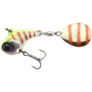 Spinnertail Jackall Deracoup 7g Chart. Back Bluegill Stripe