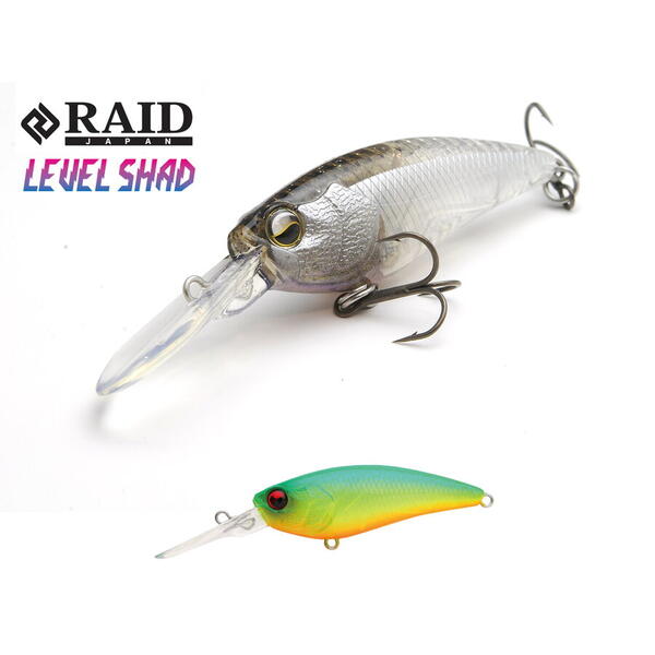 Vobler Raid Level Shad 5.3cm 4.3g 001 Lime Chart