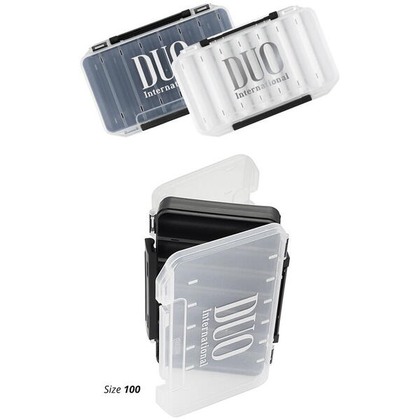 Duo Reverse Lure Case 100 19.3x10x3cm White/Silver Logo