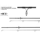 Black Widow XT Carp 3.60m 365g 3.5Lbs 2 trons