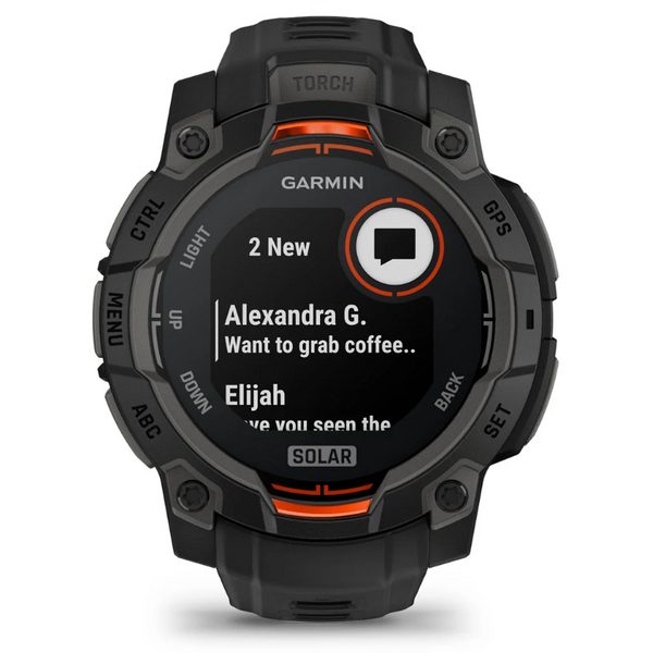 Ceas Garmin Instinct 3 Solar Black 45mm