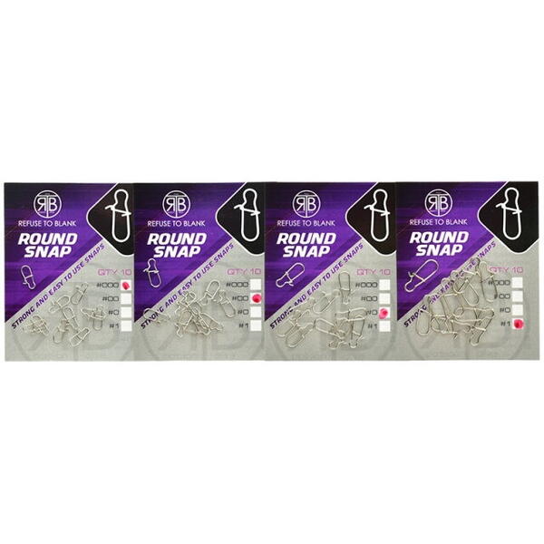 Agrafe RTB Refuse to Blank Round Snap nr. 0