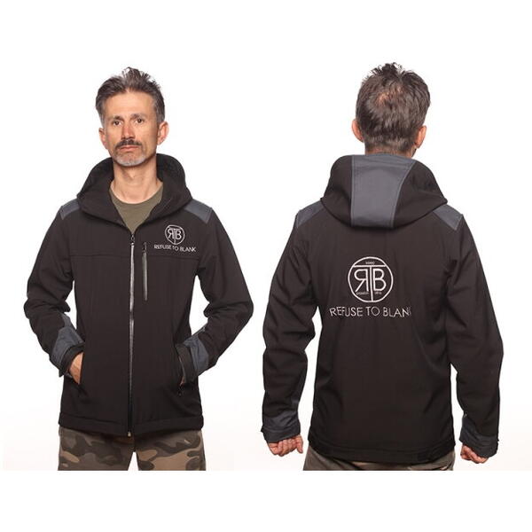 Jacheta RTB Refuse to Blank New Wave Softshell Fleece Insulated Grey/Black marime M