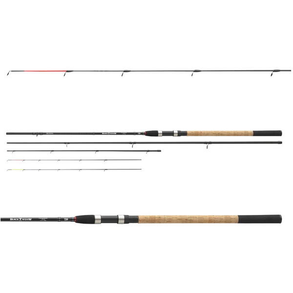Lanseta Daiwa Black Widow Feeder 3.30m up 100g 3+2 trons