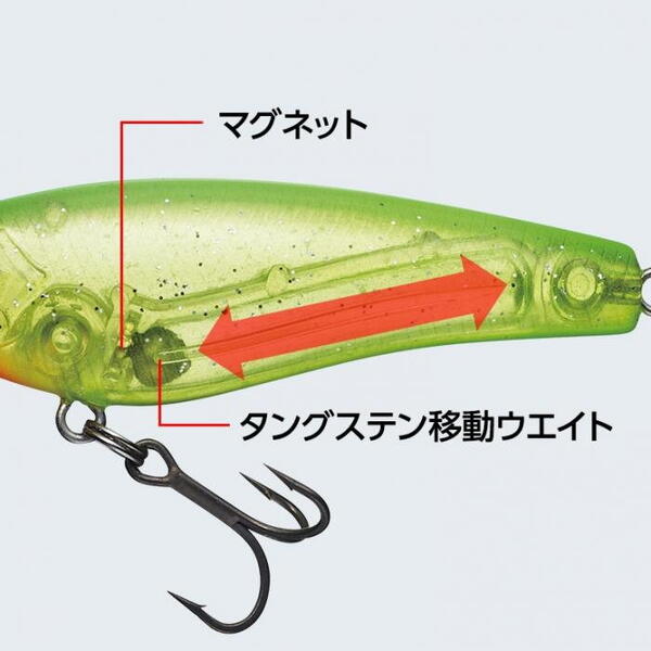 Vobler Evergreen Gran Searcher 55 5.5cm 5.2g #268 Sparkling Lime