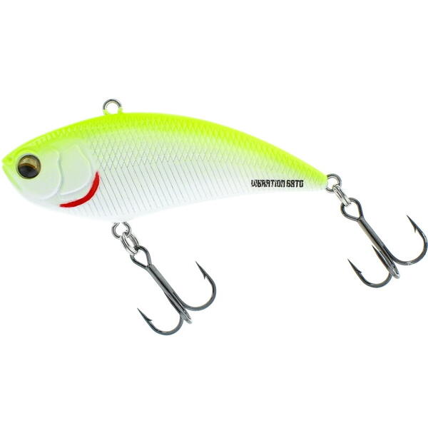 Vobler RTB Refuse to Blank Vibration 68TG 6.8cm 21g #01 Silver Fluorescent Chartreuse S